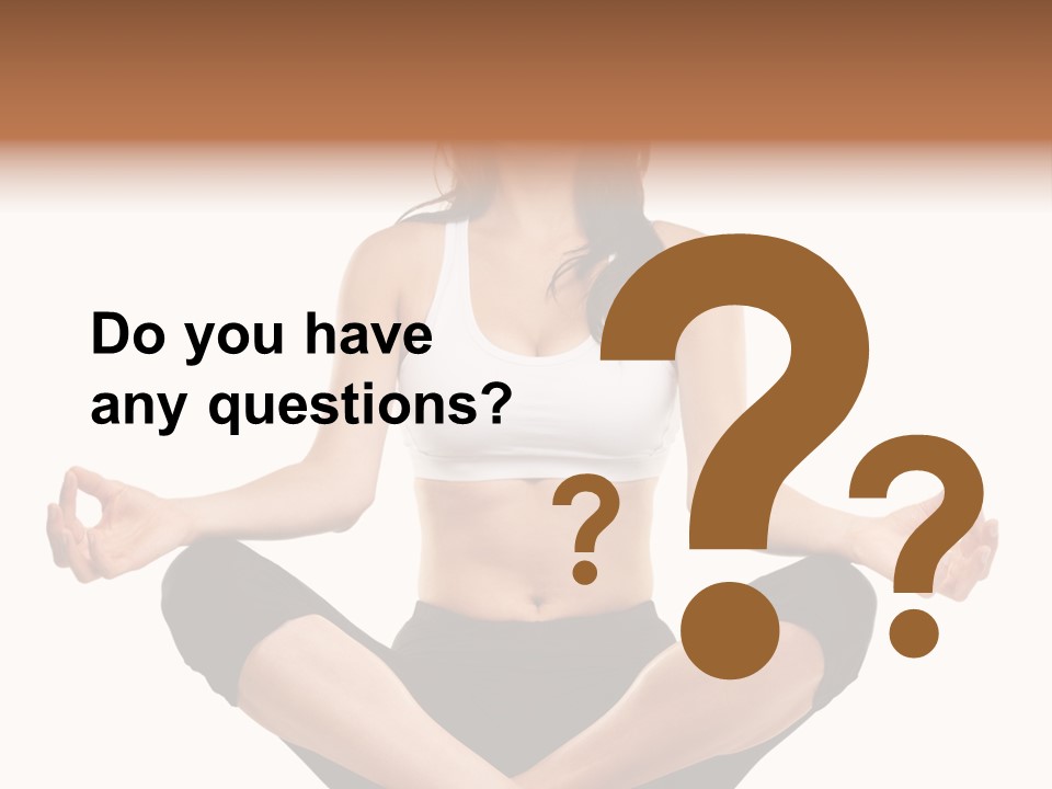 Eyes Young Crossed PowerPoint Template