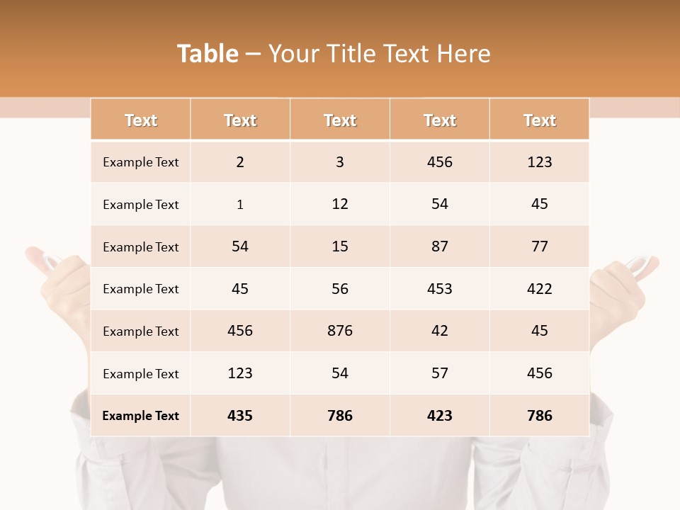 Portrait Natural People PowerPoint Template