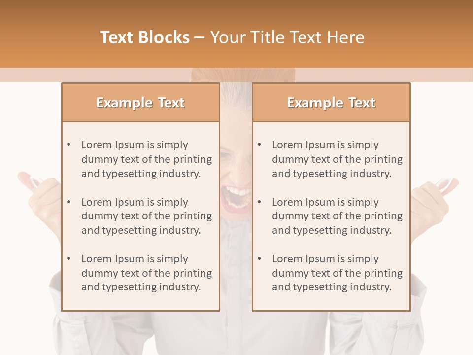 Portrait Natural People PowerPoint Template