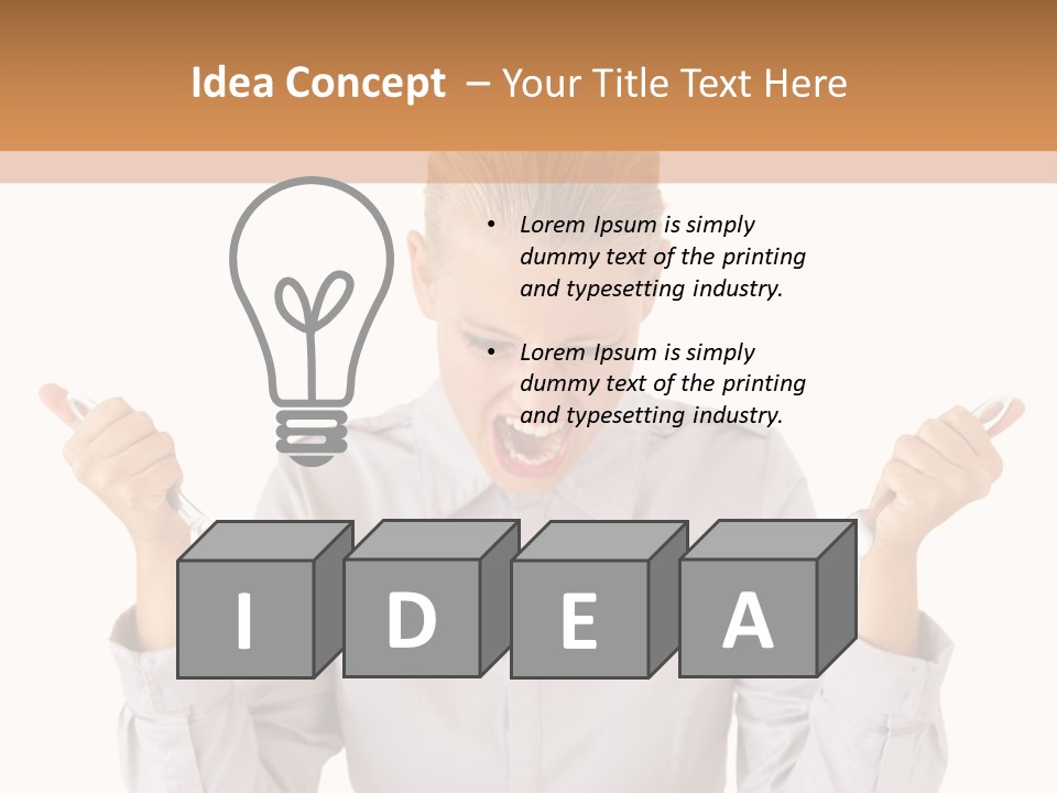 Portrait Natural People PowerPoint Template