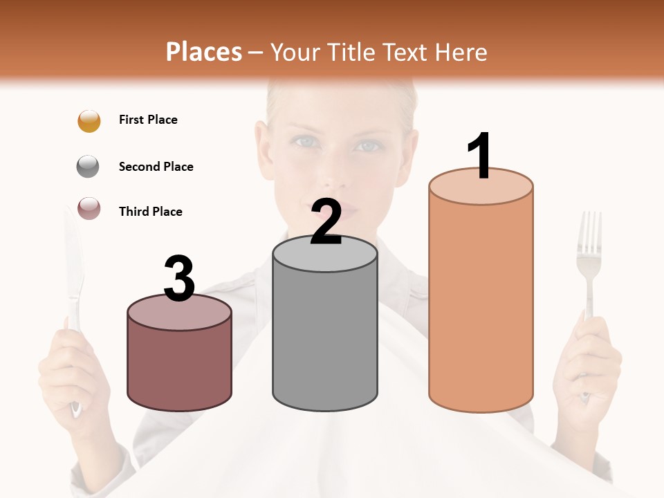 Table Food Blond PowerPoint Template