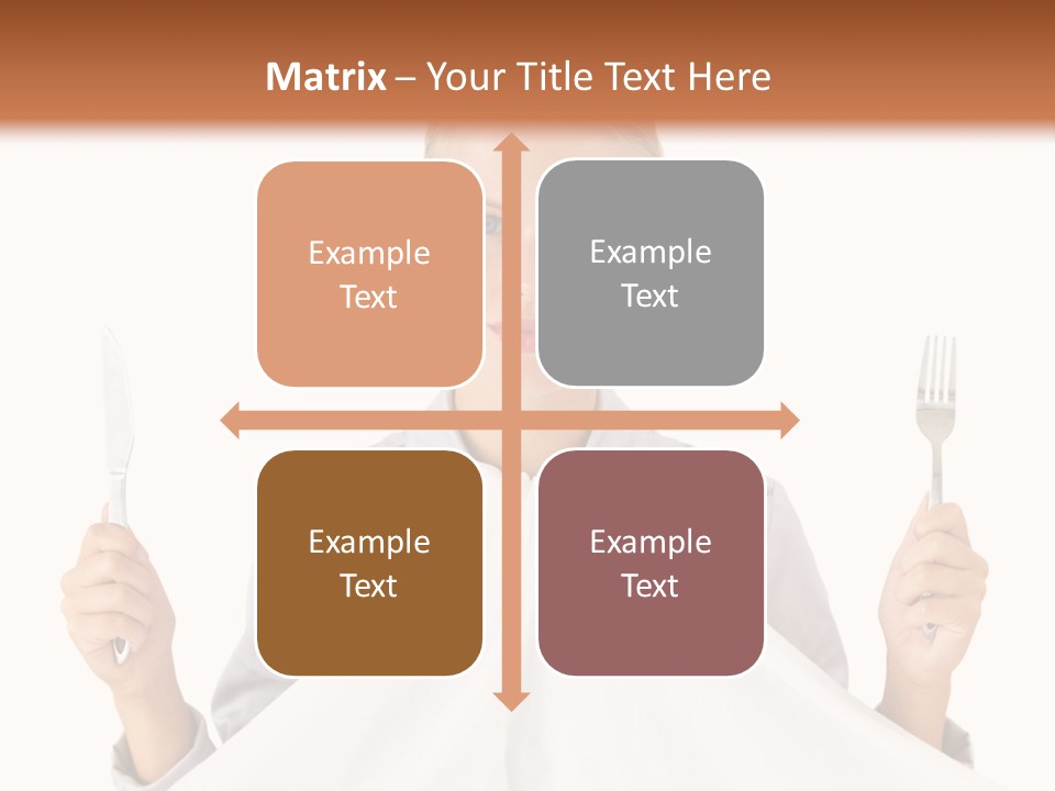 Table Food Blond PowerPoint Template