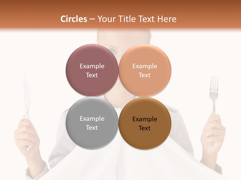 Table Food Blond PowerPoint Template