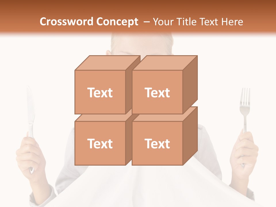 Table Food Blond PowerPoint Template