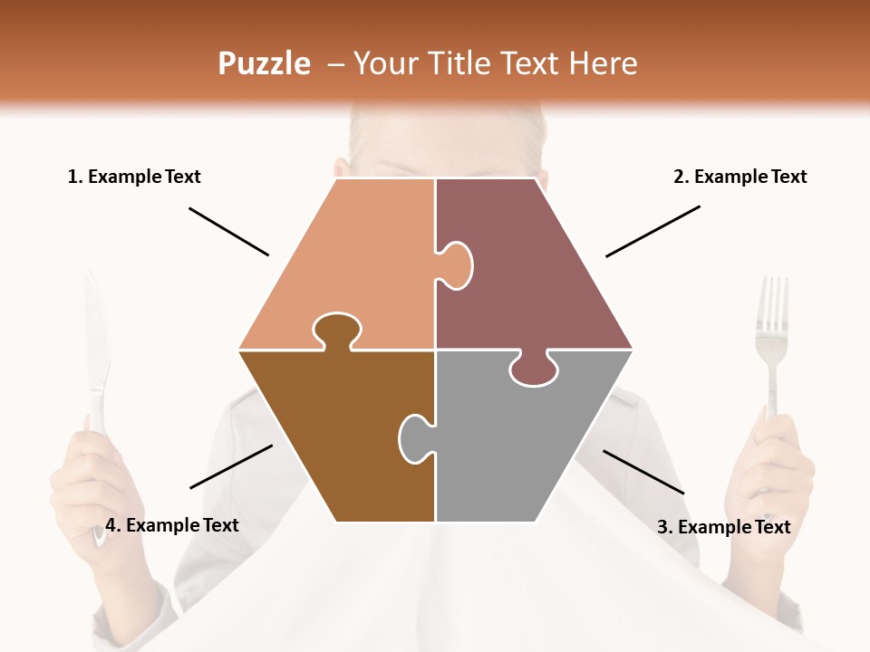 Table Food Blond PowerPoint Template