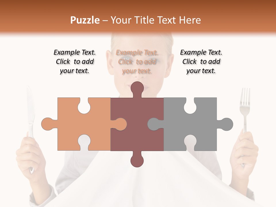 Table Food Blond PowerPoint Template