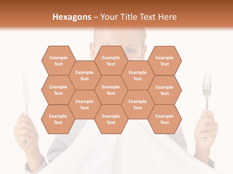 Table Food Blond PowerPoint Template