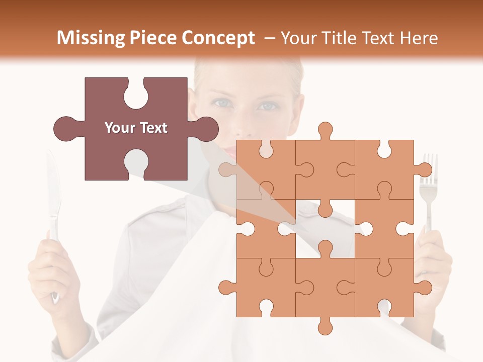 Table Food Blond PowerPoint Template