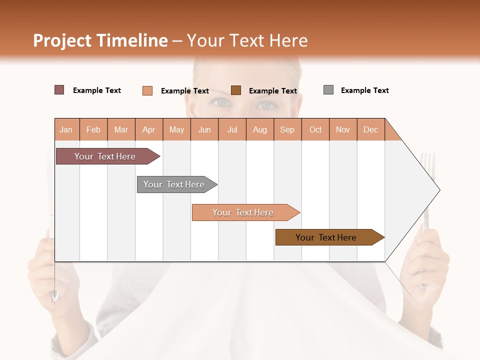 Table Food Blond PowerPoint Template