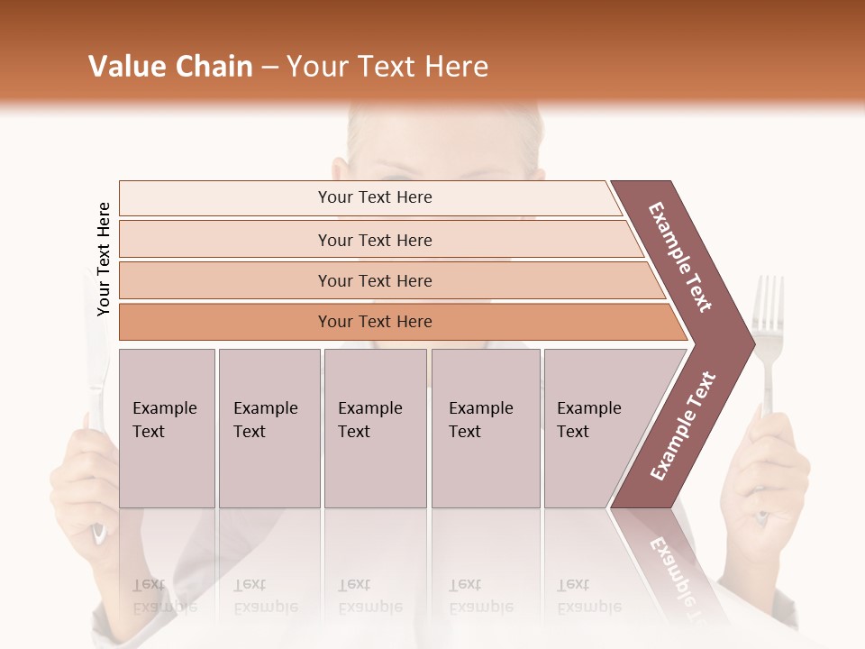 Table Food Blond PowerPoint Template