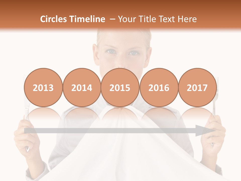 Table Food Blond PowerPoint Template