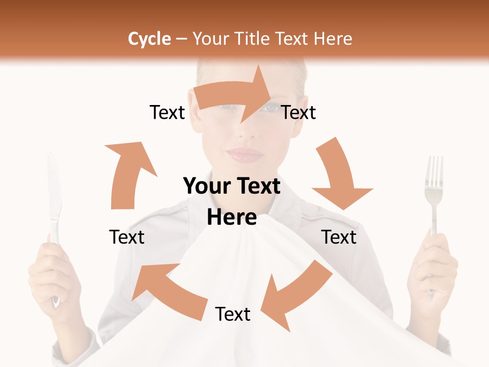 Table Food Blond PowerPoint Template