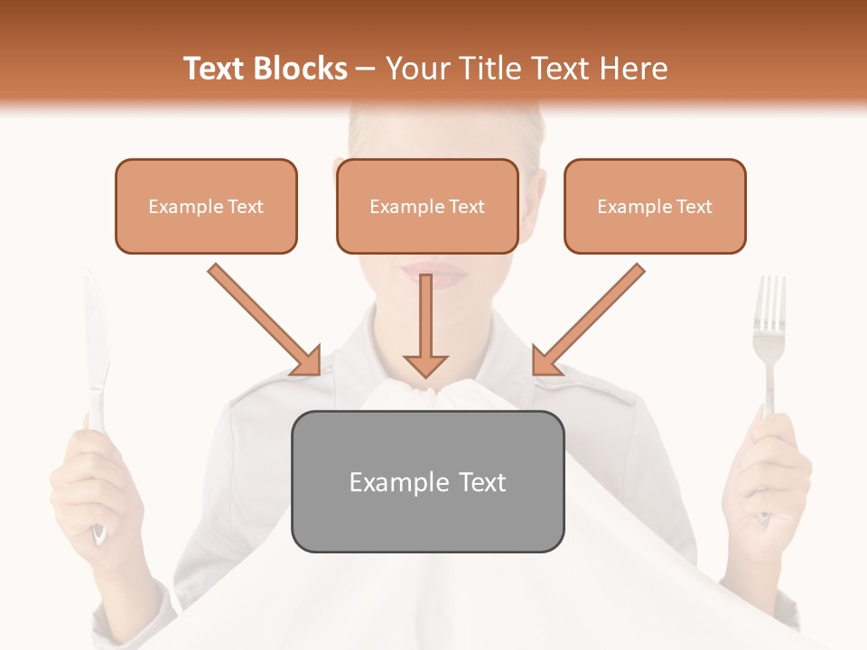 Table Food Blond PowerPoint Template