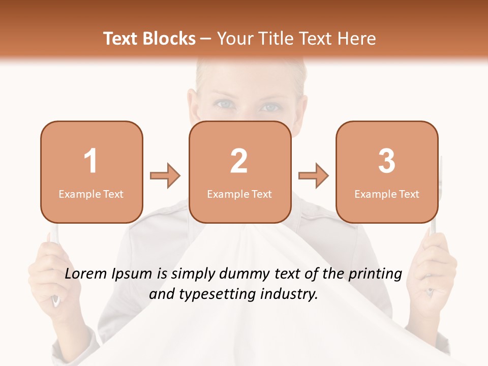 Table Food Blond PowerPoint Template
