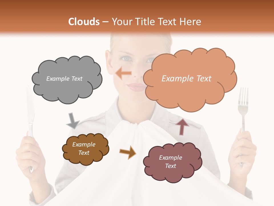 Table Food Blond PowerPoint Template