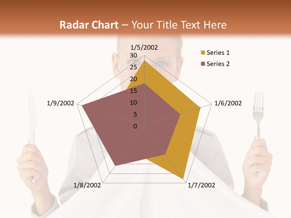 Table Food Blond PowerPoint Template