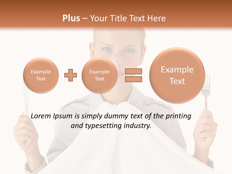 Table Food Blond PowerPoint Template