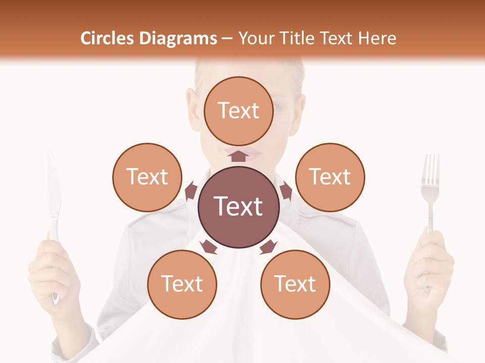 Table Food Blond PowerPoint Template