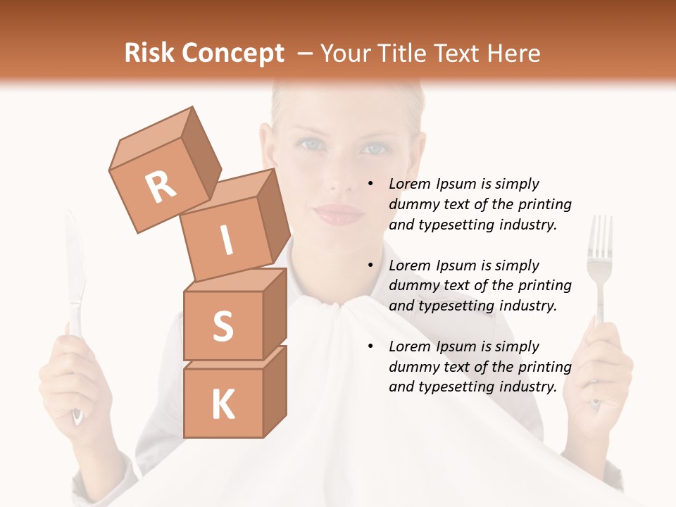 Table Food Blond PowerPoint Template