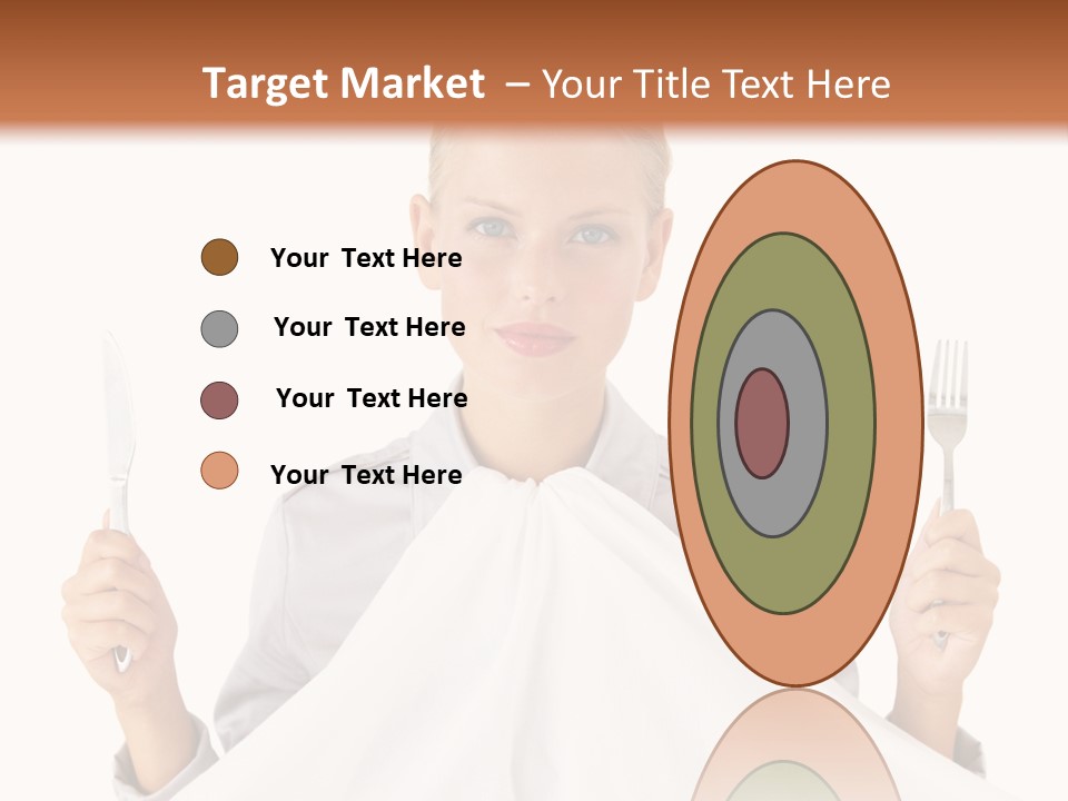 Table Food Blond PowerPoint Template