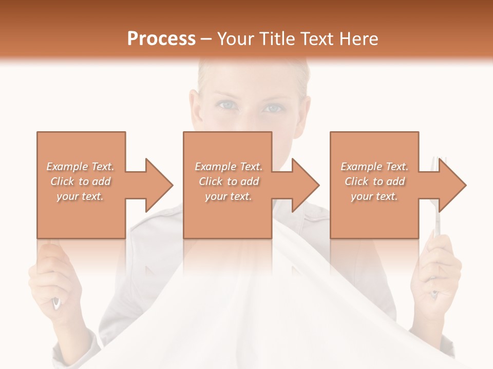 Table Food Blond PowerPoint Template