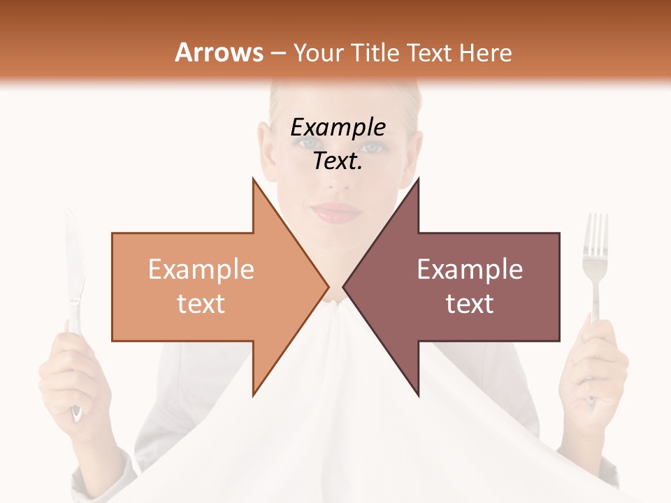 Table Food Blond PowerPoint Template