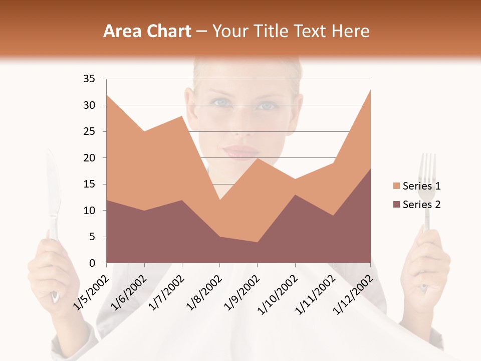 Table Food Blond PowerPoint Template
