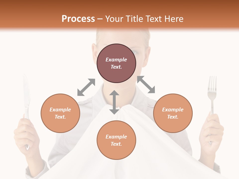 Table Food Blond PowerPoint Template