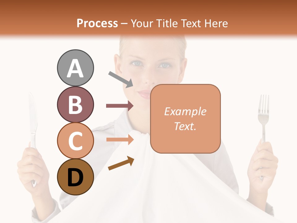 Table Food Blond PowerPoint Template