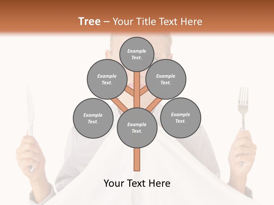 Table Food Blond PowerPoint Template