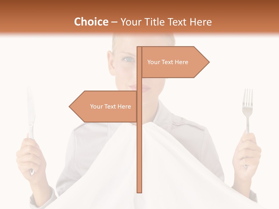 Table Food Blond PowerPoint Template