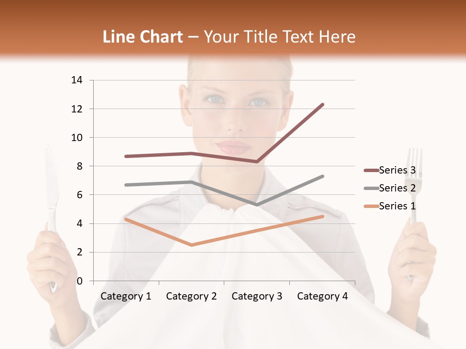 Table Food Blond PowerPoint Template