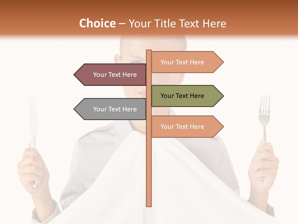 Table Food Blond PowerPoint Template