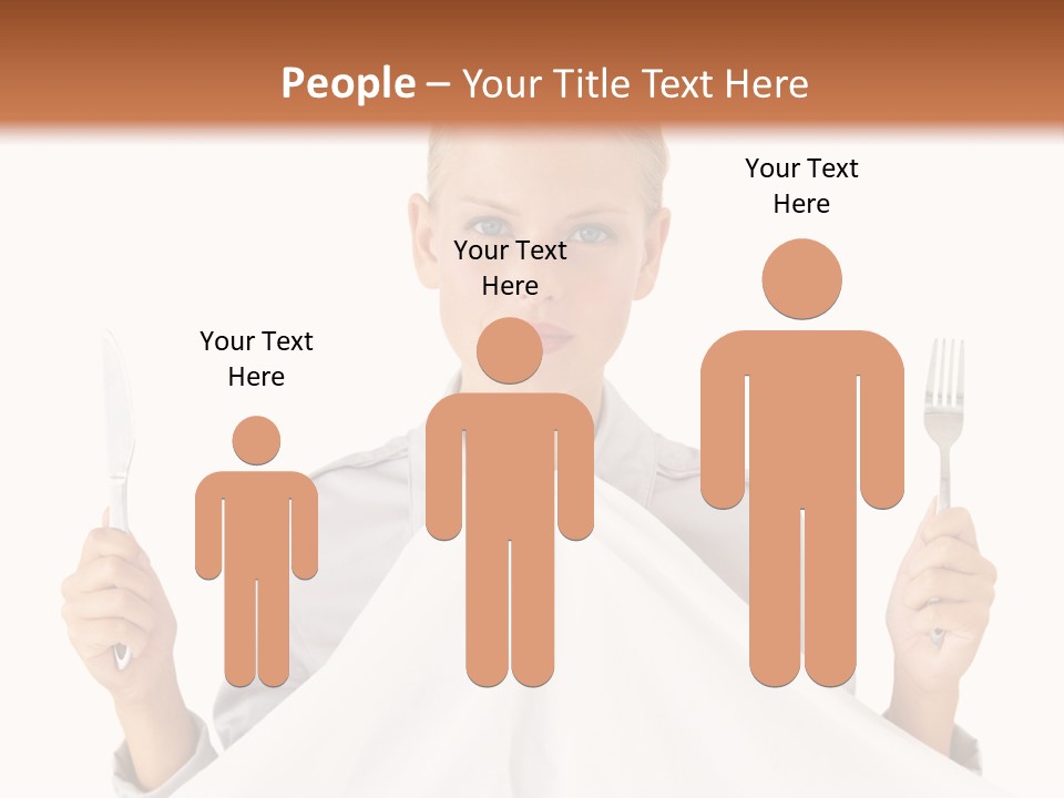 Table Food Blond PowerPoint Template