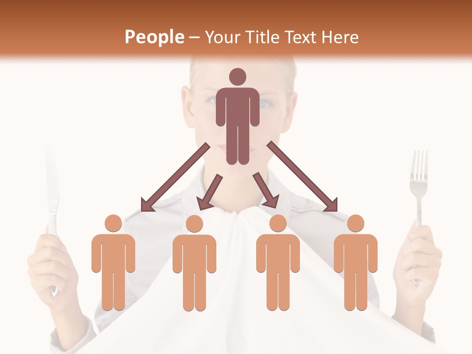 Table Food Blond PowerPoint Template