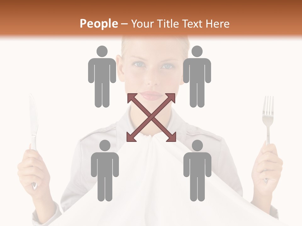 Table Food Blond PowerPoint Template