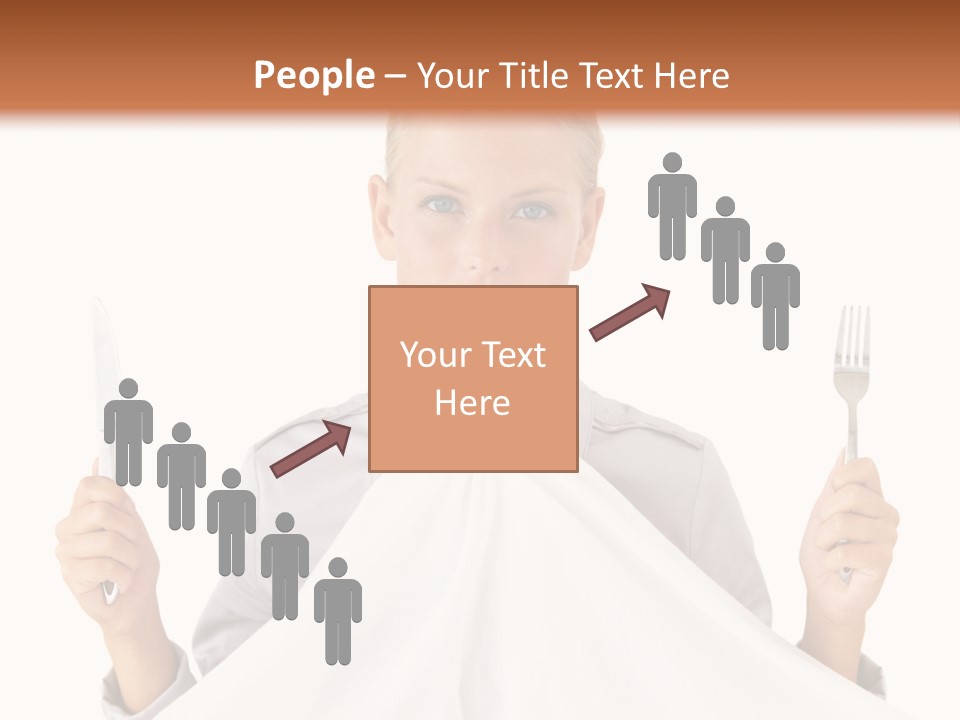 Table Food Blond PowerPoint Template