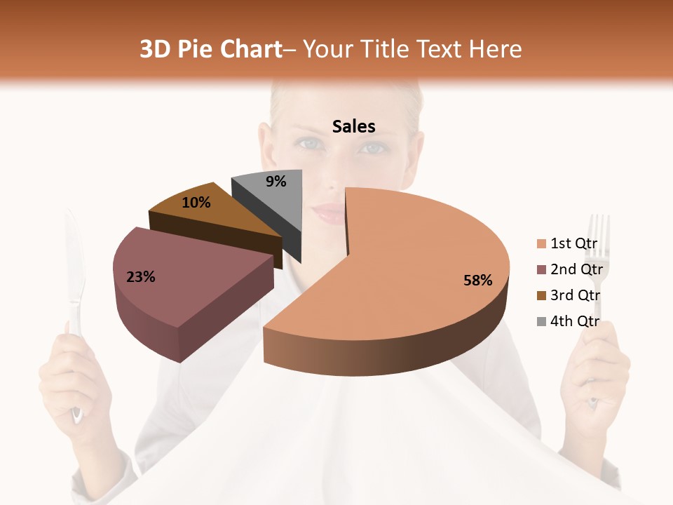 Table Food Blond PowerPoint Template