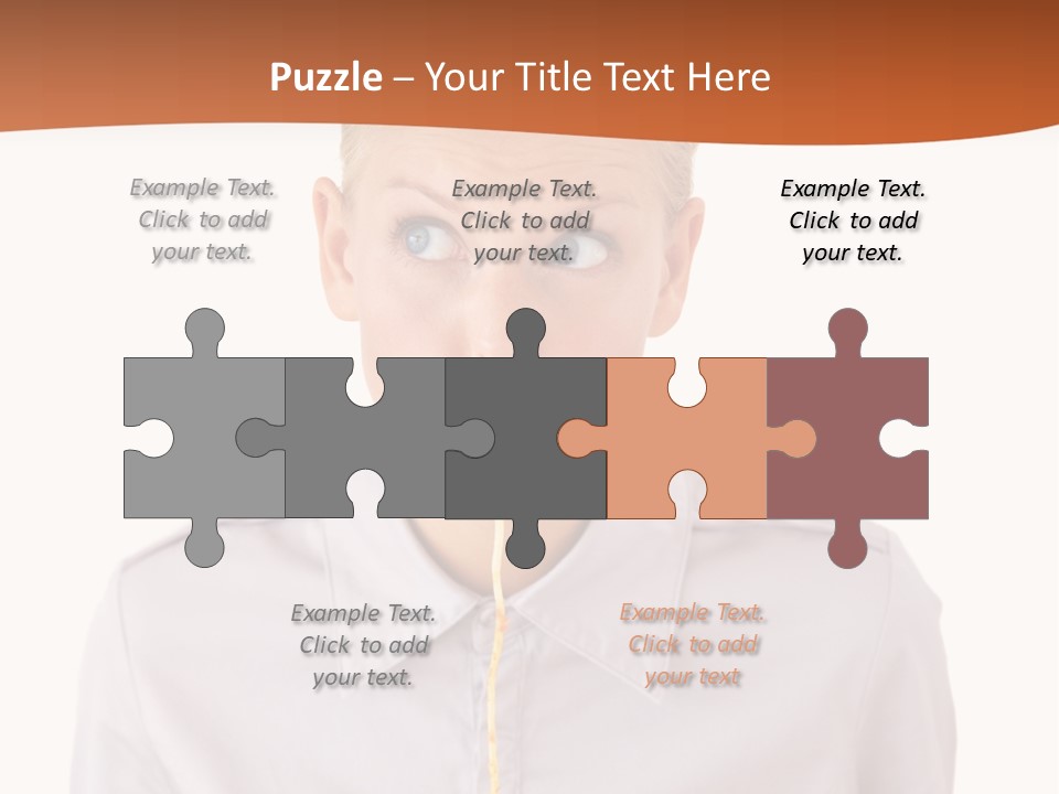 One Woman Only Pasta Eating PowerPoint Template