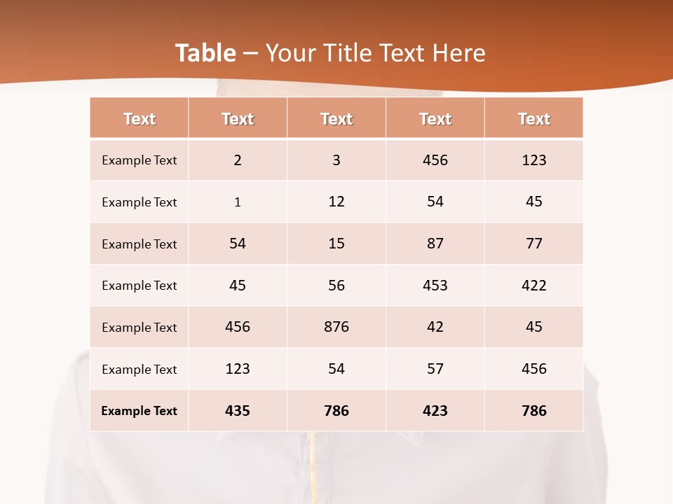 One Woman Only Pasta Eating PowerPoint Template