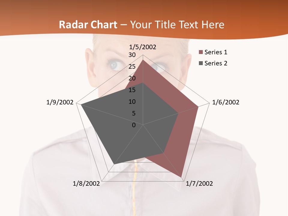 One Woman Only Pasta Eating PowerPoint Template