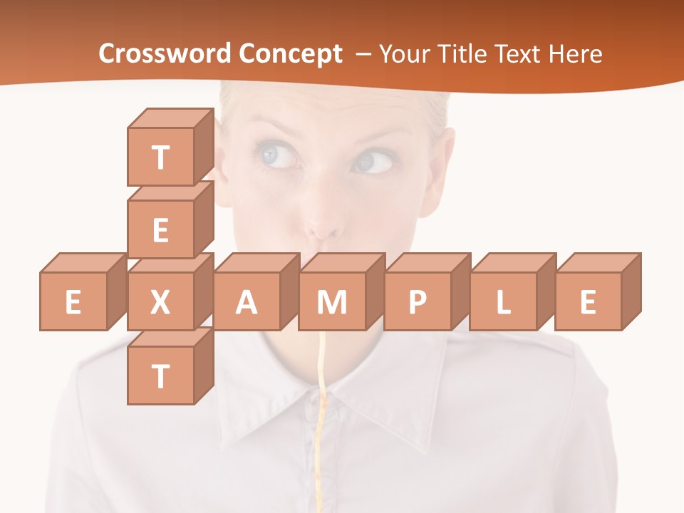 One Woman Only Pasta Eating PowerPoint Template