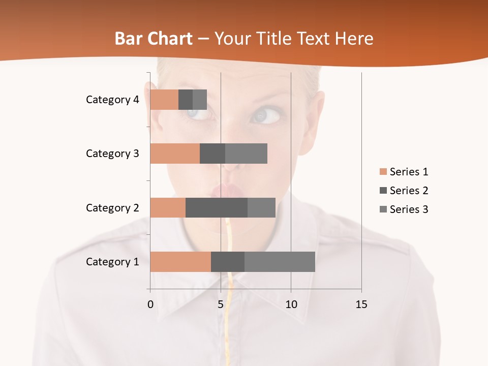 One Woman Only Pasta Eating PowerPoint Template