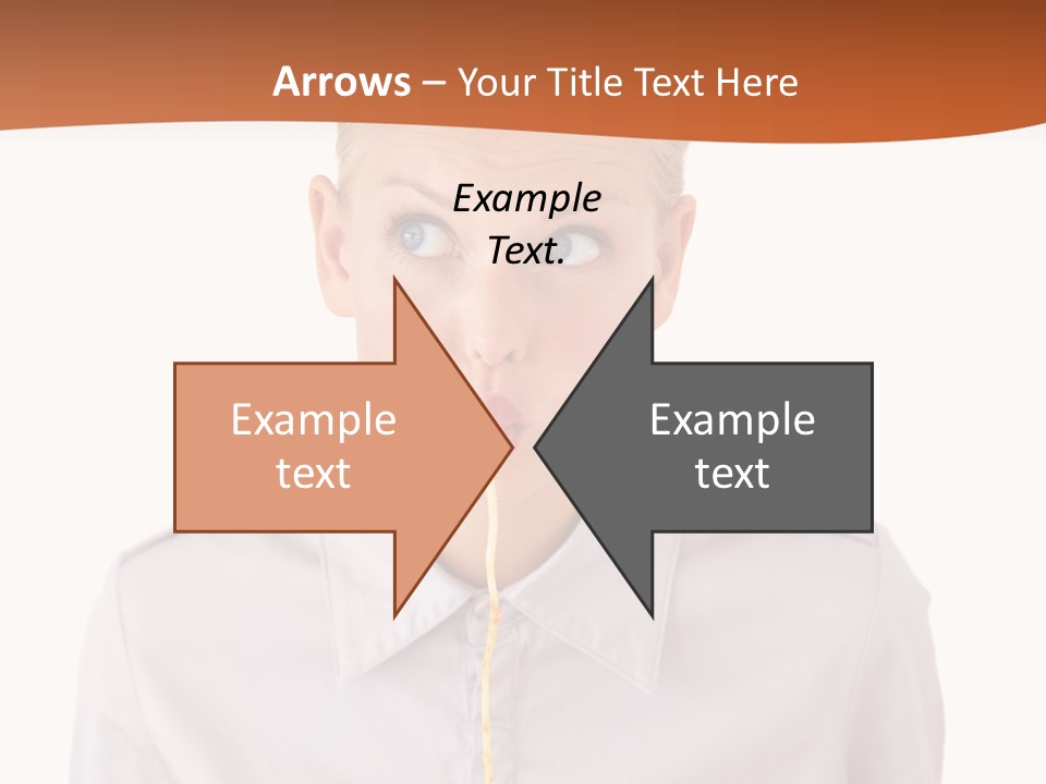 One Woman Only Pasta Eating PowerPoint Template