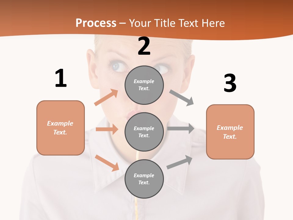 One Woman Only Pasta Eating PowerPoint Template