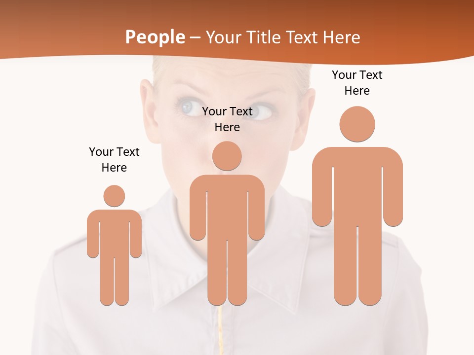 One Woman Only Pasta Eating PowerPoint Template