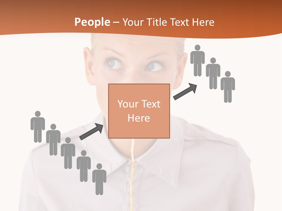 One Woman Only Pasta Eating PowerPoint Template