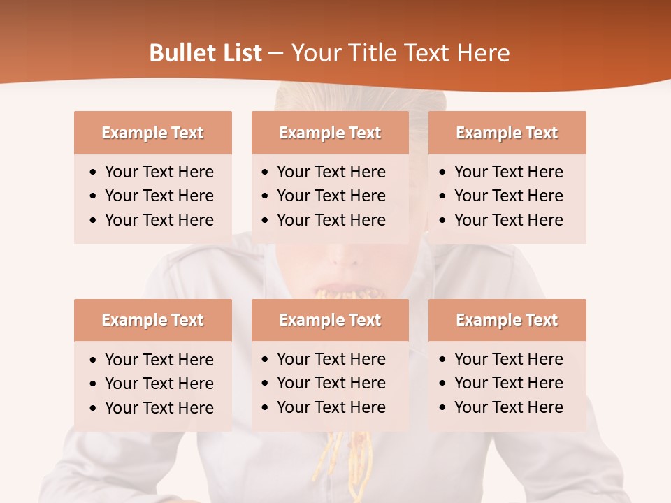 People Food Restaurant PowerPoint Template