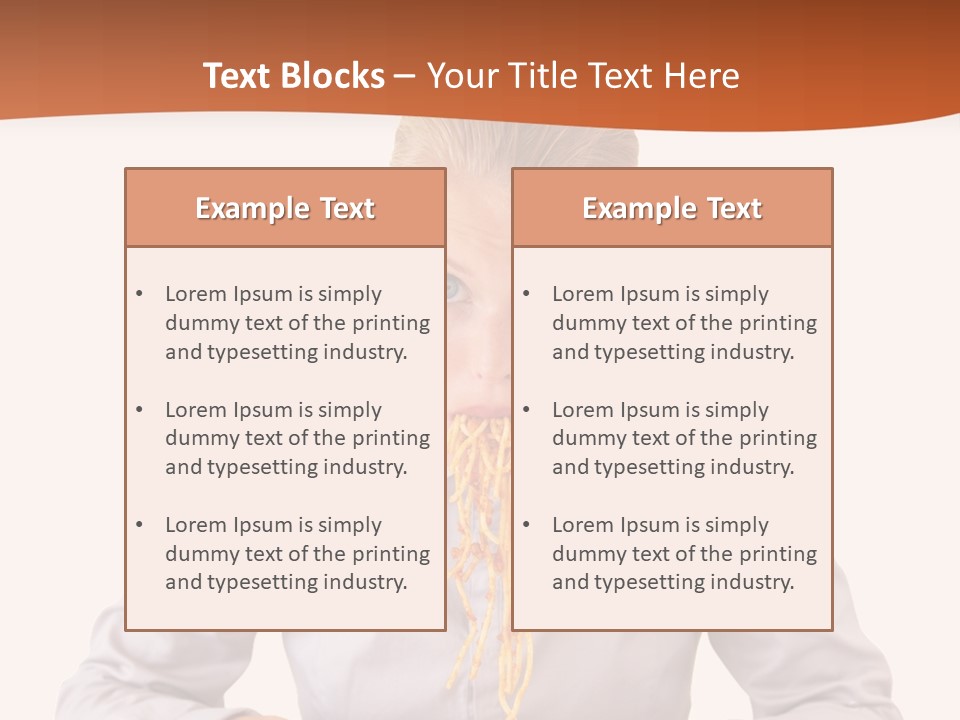 People Food Restaurant PowerPoint Template