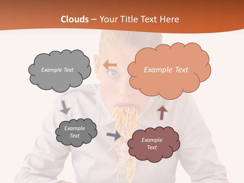 People Food Restaurant PowerPoint Template